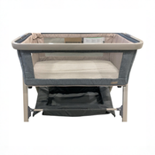 Shop Monbebe Height Adjustable Baby Bassinet, Castle Point at GoodBuy Gear