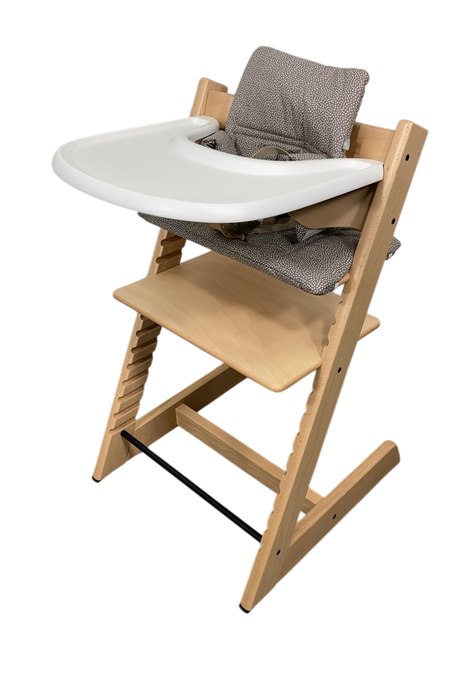 Shop Stokke Tripp Trapp Complete High Chair, 1, Dots Grey, Natural at GoodBuy Gear