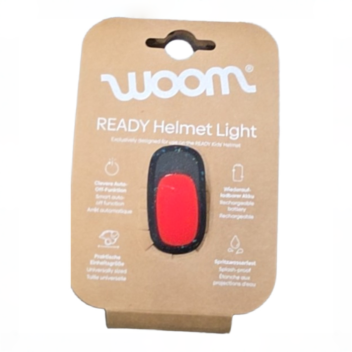 Shop Woom Ready Helmet Light, Red/Black at GoodBuy Gear