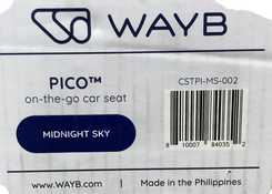 Shop WAYB Pico Portable Car Seat, 2023, Midnight Sky at GoodBuy Gear