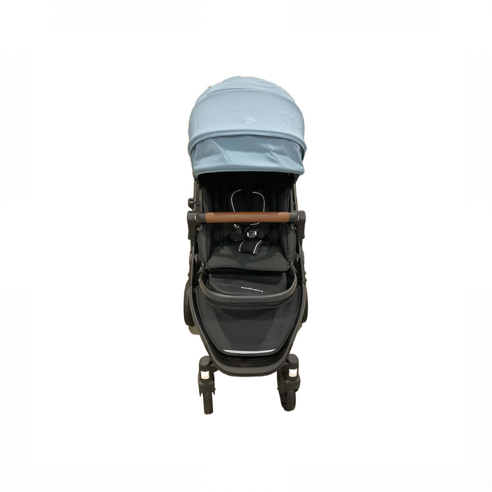 Shop Mockingbird Single 3.0 Stroller, 2025, Charcoal with Penny Leather, Stone Blue at GoodBuy Gear