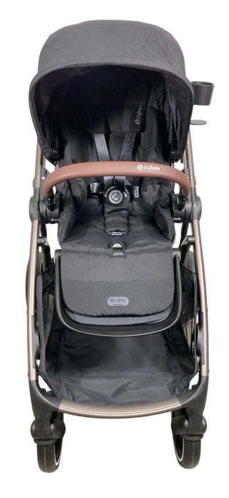 Shop Cybex Gazelle S Modular Stroller, 2024, Moon Black, Taupe Frame at GoodBuy Gear
