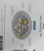 ezpz Mini Feeding Set, Gray - HIDDEN NEEDS PHOTOS 6/21