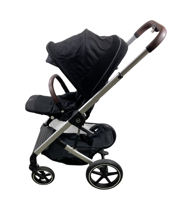 Shop Cybex Balios S Lux Stroller, 2023, Moon Black, Silver at GoodBuy Gear
