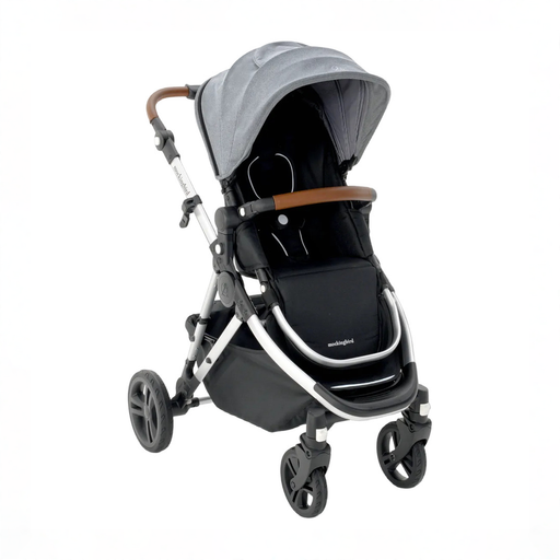 Shop Mockingbird Single 2.0 Stroller, 2025, No Canopy, No Canopy, Silver With Penny Leather at GoodBuy Gear