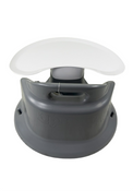 Shop Upseat Baby Floor & Booster Seat with Tray, Grey at GoodBuy Gear