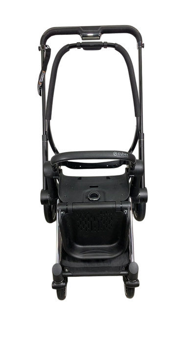 Shop Cybex E-PRIAM Stroller Frame Only, 2021, Chrome With Black Details, without Battery at GoodBuy Gear