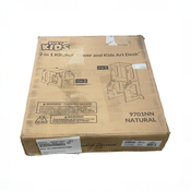 Shop Busy Kids Toddler Tower Kitchen Stool + Art Desk, Natural at GoodBuy Gear