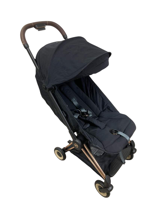 Shop Cybex Coya Stroller, 2023, Rose Gold, Sepia Black at GoodBuy Gear