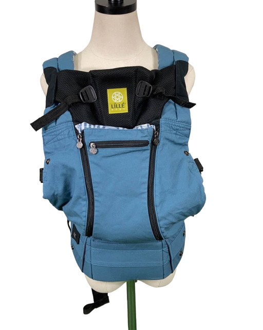 used Lillebaby Complete All Seasons Baby Carrier, Tiled Bluestone