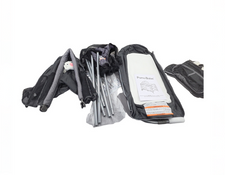 Shop Pamo Babe Portable Crib Playard with Canopy and Changing Table, Grey at GoodBuy Gear