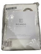 Shop Ricardo Trading Grasscloth Window Panel Curtains, White, 54"Wx45"L, Wand at GoodBuy Gear