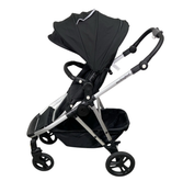 Shop Mockingbird Single to Double 2.0 Stroller, 2024, Black, Silver With Black Leather, Watercolor Drops at GoodBuy Gear