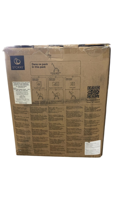 Shop Stokke YOYO3 Complete Stroller, Black, 2024, Leopard at GoodBuy Gear