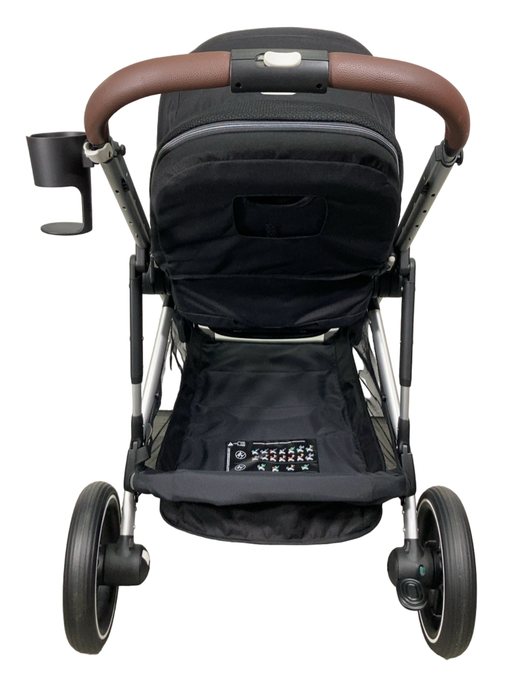 Shop Cybex Gazelle S Modular Stroller, 2024, Moon Black, Silver Frame at GoodBuy Gear