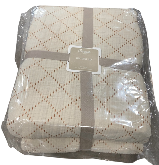 Shop Crane Baby Diamond Stitch Bedspread, Dune, Full/Queen at GoodBuy Gear