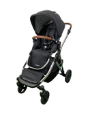 secondhand Mockingbird Single to Double 2.0 Stroller, 2023, Silver with Black Leather, Windowpane, Black