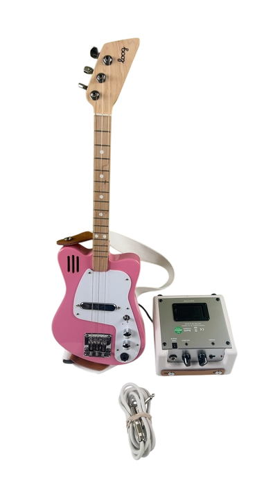 Shop Loog Mini Electric Kids Guitar, Pink at GoodBuy Gear