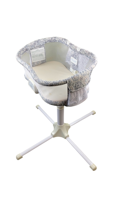 Shop Halo BassiNest Swivel Sleeper Luxe Series, Blue Medallion at GoodBuy Gear