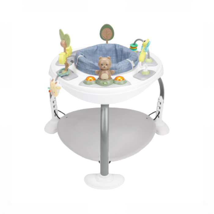 Shop Ingenuity Bounce to Bloom 2-in-1 Activity Jumper & Table, Chambray at GoodBuy Gear