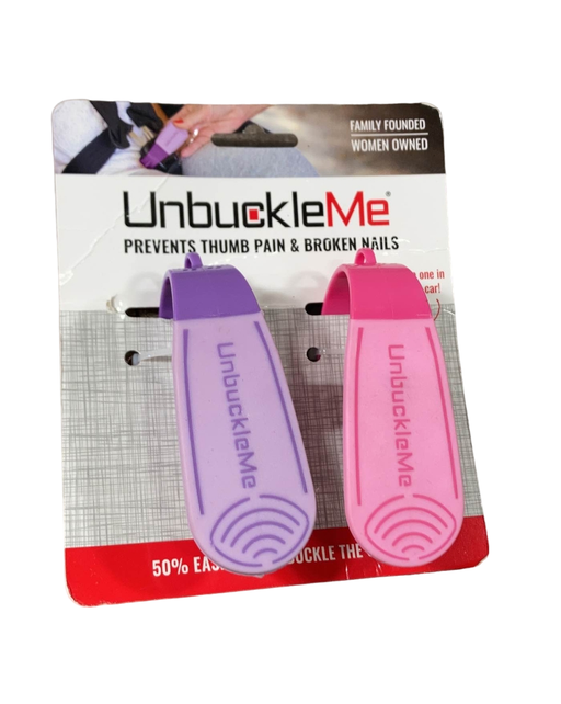 used UnbuckleMe Car Seat Buckle Release Tool, Double Pack Pink and Purple