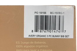 Shop Crane Baby Muslin 3 Piece Bib Set, Avery Bunny at GoodBuy Gear