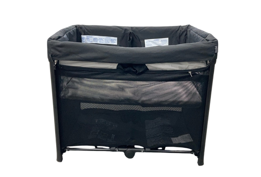 Shop Evolur Zane Portable Playard with Instant Fold, Grey at GoodBuy Gear