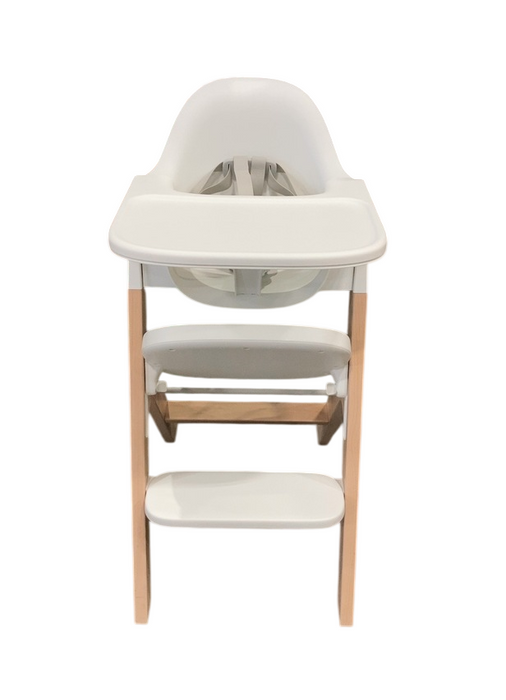 Shop Mockingbird High Chair, Natural Beech, White at GoodBuy Gear
