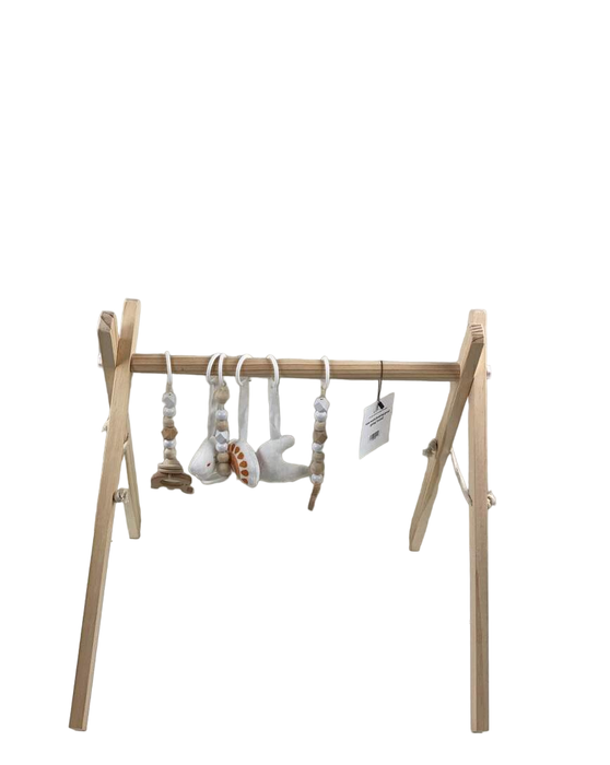 used Poppyseed Play Wooden Baby Gym