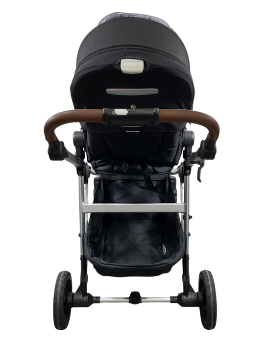 Shop Mockingbird Single to Double 2.0 Stroller, 2024, Black, Silver With Penny Leather, Watercolor Drops at GoodBuy Gear