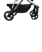 used Mockingbird Single to Double Stroller, 2023, Matte Black with Matte Black Leather, Windowpane, Black