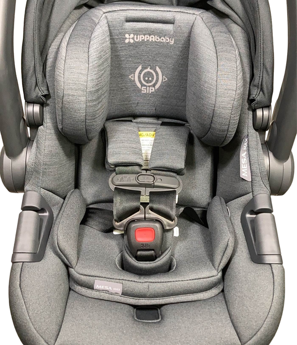 UPPAbaby MESA MAX Infant Car Seat and Base, 2023, Jake Charcoal