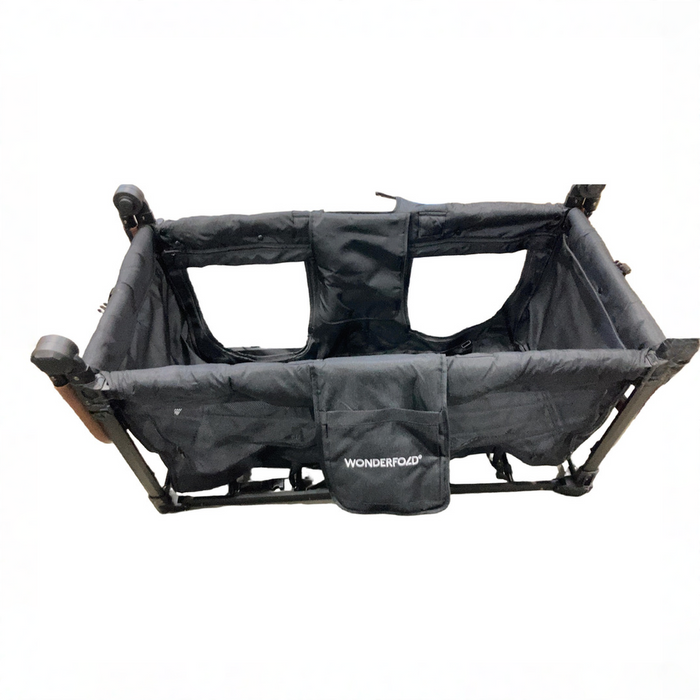 Shop Wonderfold W6 Luxe Pro Stroller Wagon, 2025, Jet Black at GoodBuy Gear