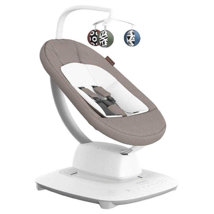 Shop UPPAbaby Mamaroo Smart Swing, Wells (Dark Taupe Melange) at GoodBuy Gear