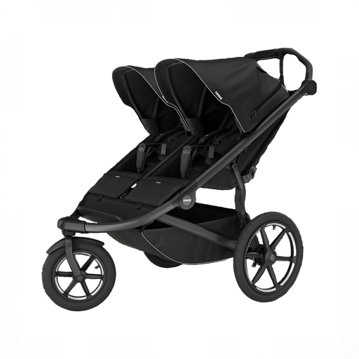 Shop Thule Urban Glide 3 Double Stroller, 2025, Black, Click In Buckle at GoodBuy Gear
