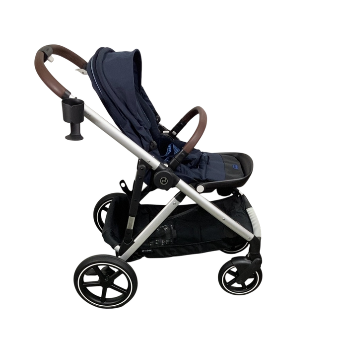 Shop Cybex Gazelle S Modular Stroller, 2022, Navy Blue, Silver Frame at GoodBuy Gear