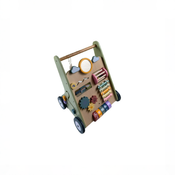 Shop Lol Fun Wooden Baby Push Walker, Green at GoodBuy Gear