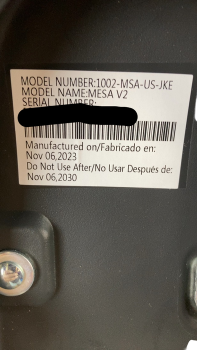 Shop UPPAbaby MESA V2 Infant Car Seat, 2023, Jake (Black) at GoodBuy Gear