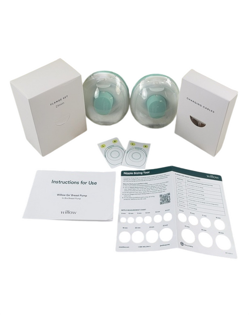 Shop Willow Go Wearable Breast Pump, 21mm & 24mm, Double at GoodBuy Gear