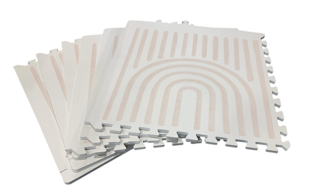 Shop Toddlekind Haven Playmat, 4x6, Linear, Linen at GoodBuy Gear
