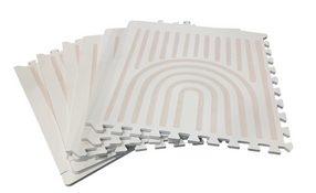 Shop Toddlekind Haven Playmat, 4x6, Linear, Linen at GoodBuy Gear