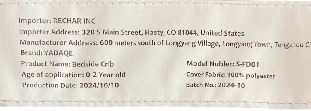 Shop Yadaqe Portable Bedside Sleeper Bassinet, Dark Gray at GoodBuy Gear