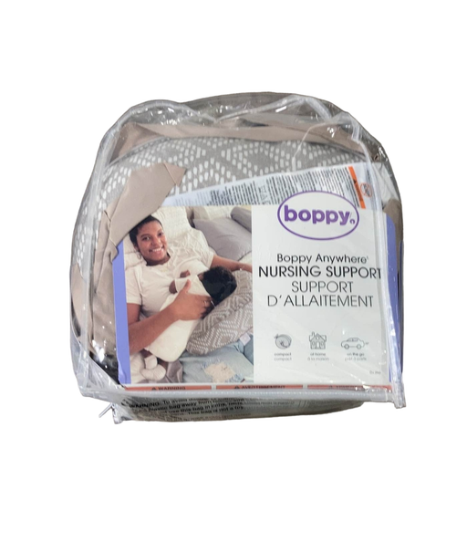 used Boppy Anywhere Nursing Pillow, Latte Rattan