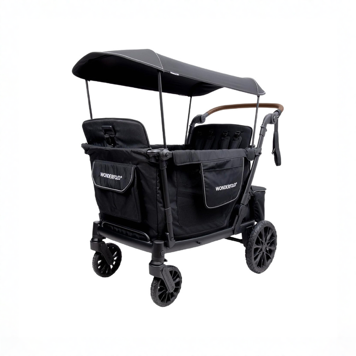 Shop Wonderfold L Stroller Wagon, 4 Seater, Black at GoodBuy Gear