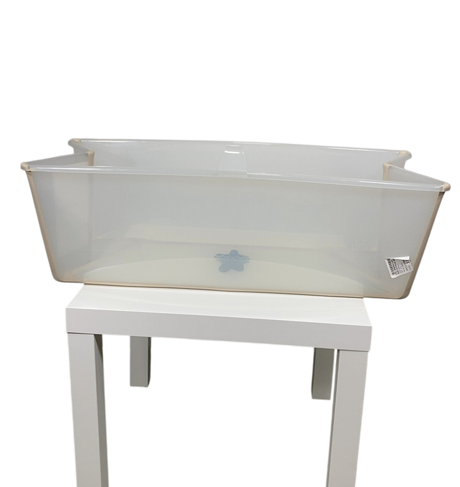 Shop Stokke Flexi Bath Foldable Baby Bathtub, Sandy Beige, XLarge at GoodBuy Gear