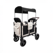 Shop Wonderfold W2 Luxe Pro Double Stroller Wagon, 2 Seater, Jet Black at GoodBuy Gear