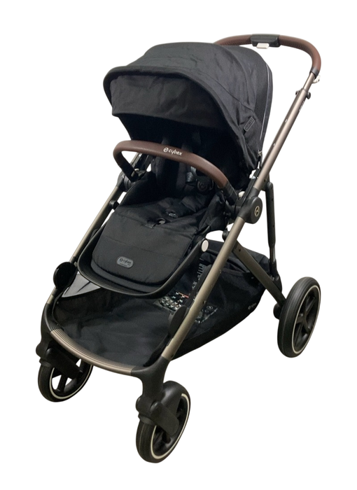 Shop Cybex Gazelle S Modular Stroller, 2024, Moon Black, Taupe Frame at GoodBuy Gear