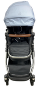 Shop Mockingbird Single to Double 2.0 Stroller, Sky, Watercolor Drops, Silver With Penny Leather, 2025 at GoodBuy Gear