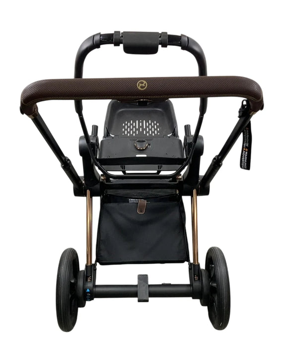 Cybex E-PRIAM Stroller Frame Only, 2023, Rosegold, with Battery