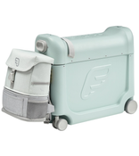 Shop Stokke JetKids BedBox + Crew Backpack Travel Bundle, Green Aurora at GoodBuy Gear